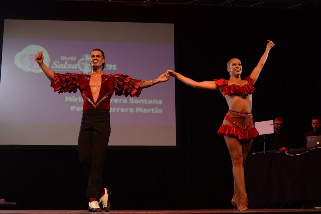 Miriam Herrera y Patrick Herrera, los mejores bailarines de salsa de Canarias