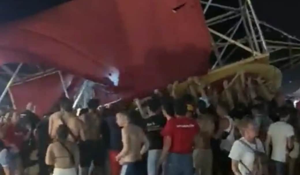 Un muerto y 40 heridos en un festival al caer varias estructuras por el ...