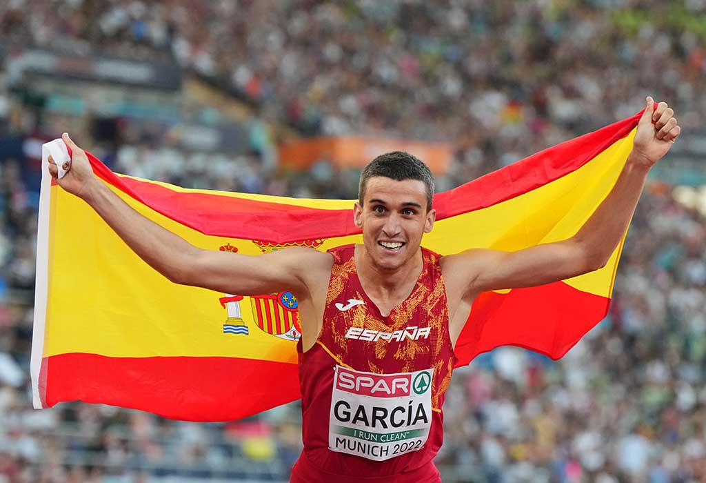 El español Mariano García, oro en la final de 800 metros del Europeo