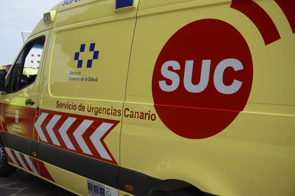 Un motorista herido tras sufrir una caída en una pista forestal en Tenerife