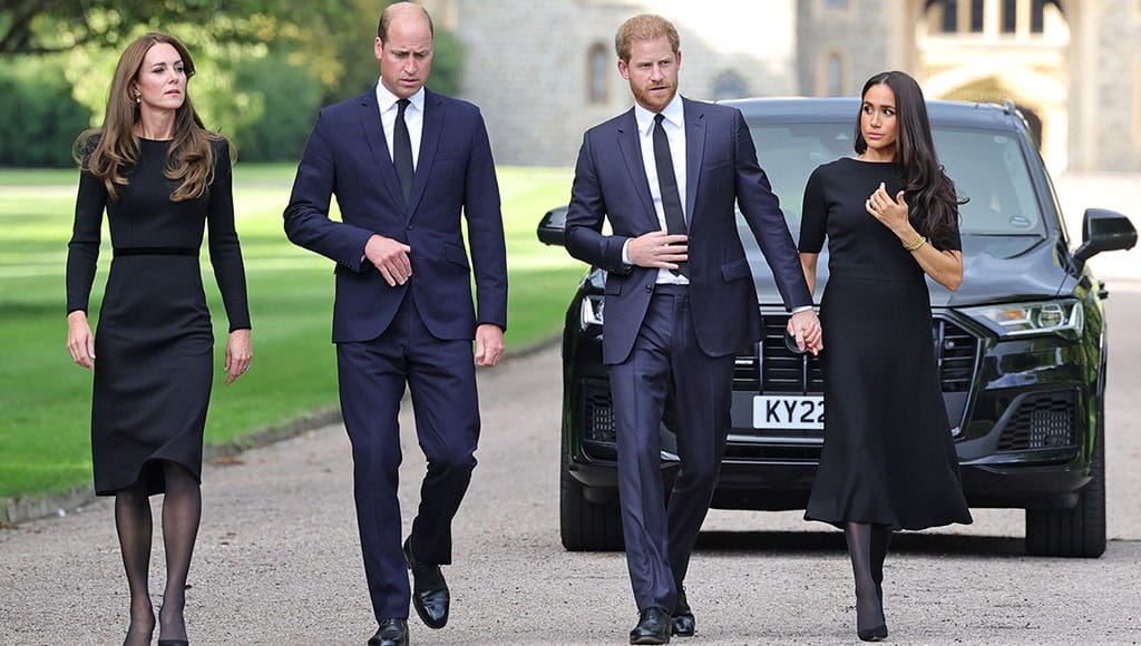 'La foto': el príncipe Guillermo y Kate se reencuentran por fin con Harry y Meghan. |  Europa Press