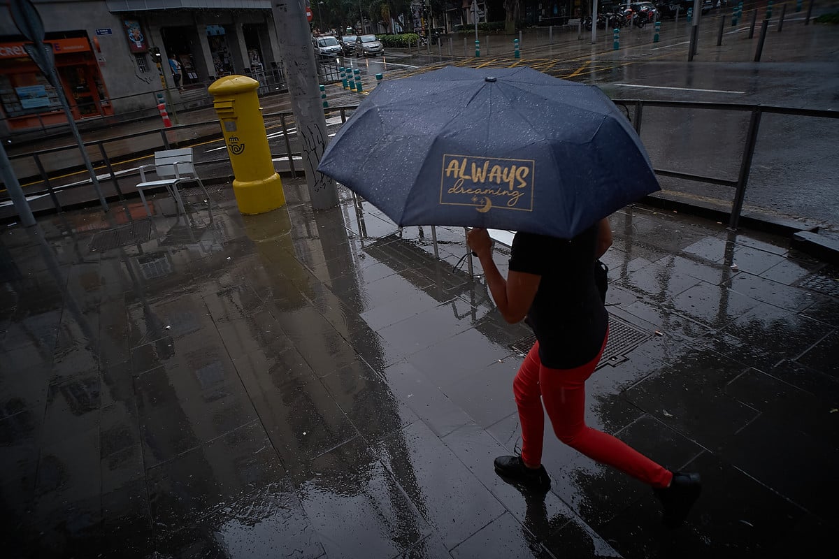 Fuertes lluvias en Canarias. | Tony Cuadrado
