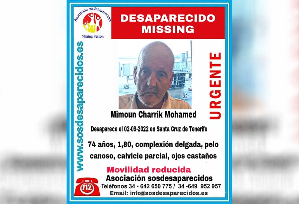 Encuentran a Mimoun, desaparecido en Tenerife