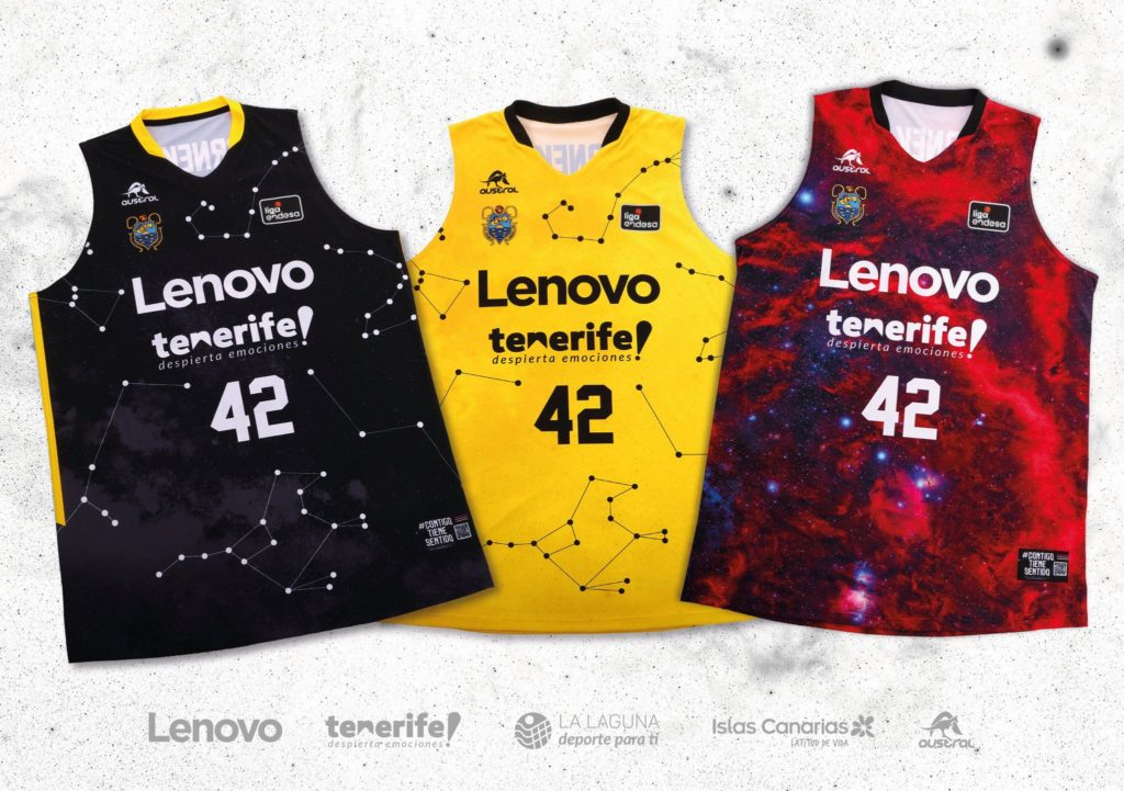 El Lenovo Tenerife presenta sus equipaciones para la nueva temporada. Lenovo Tenerife