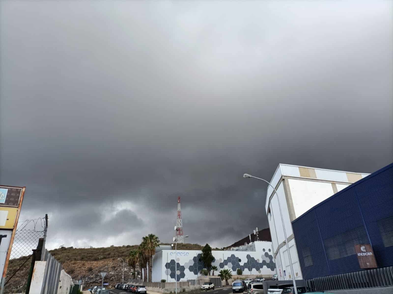 lluvia en Tenerife