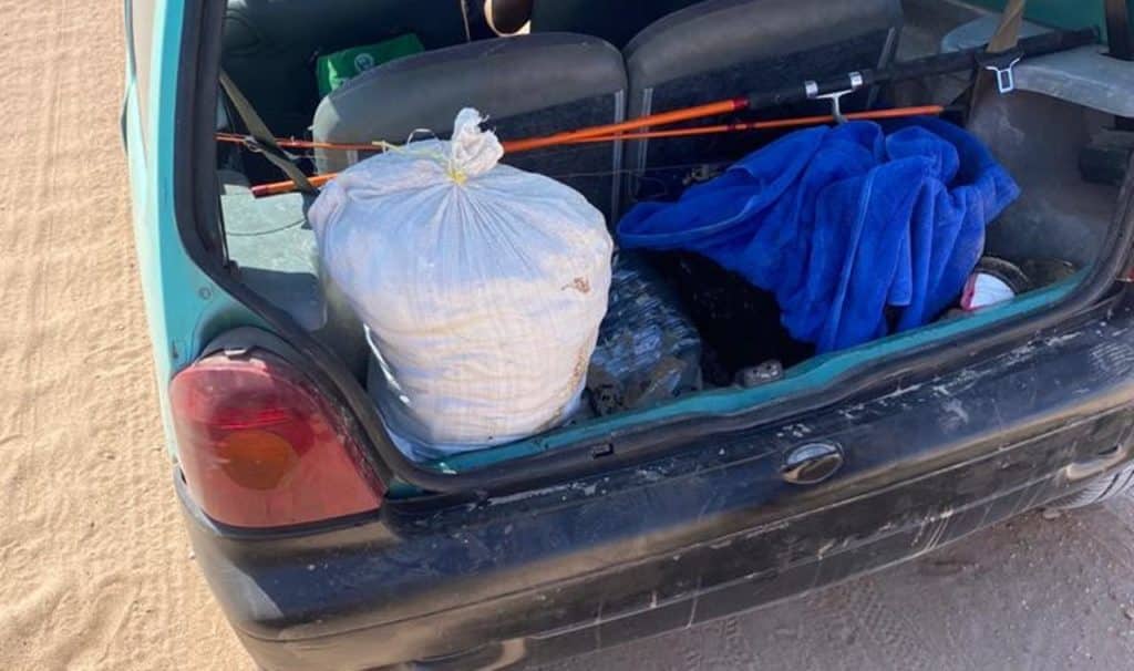 Pesca furtiva en Canarias: detenidos por portar sacos con 128 kilos de marisco