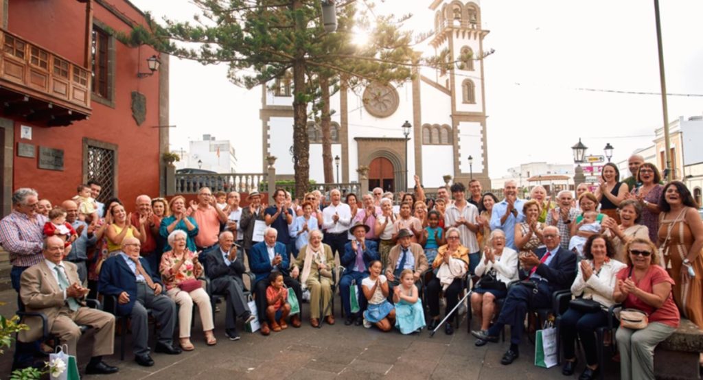 12 hermanos de Canarias, récord Guinness al sumar un total de 1.058 años y 249 días