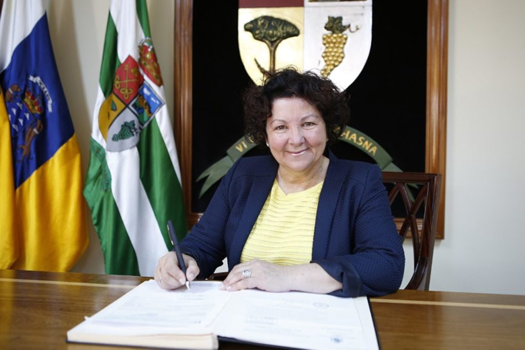 Agustina Beltrán lleva dos mandatos como alcaldesa de Vilaflor y aspira a un tercero. Según ella, el último.