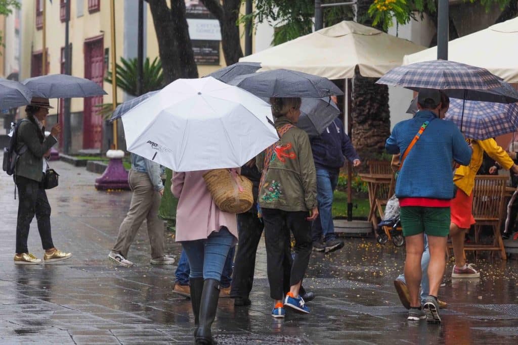 Borrasca en Canarias