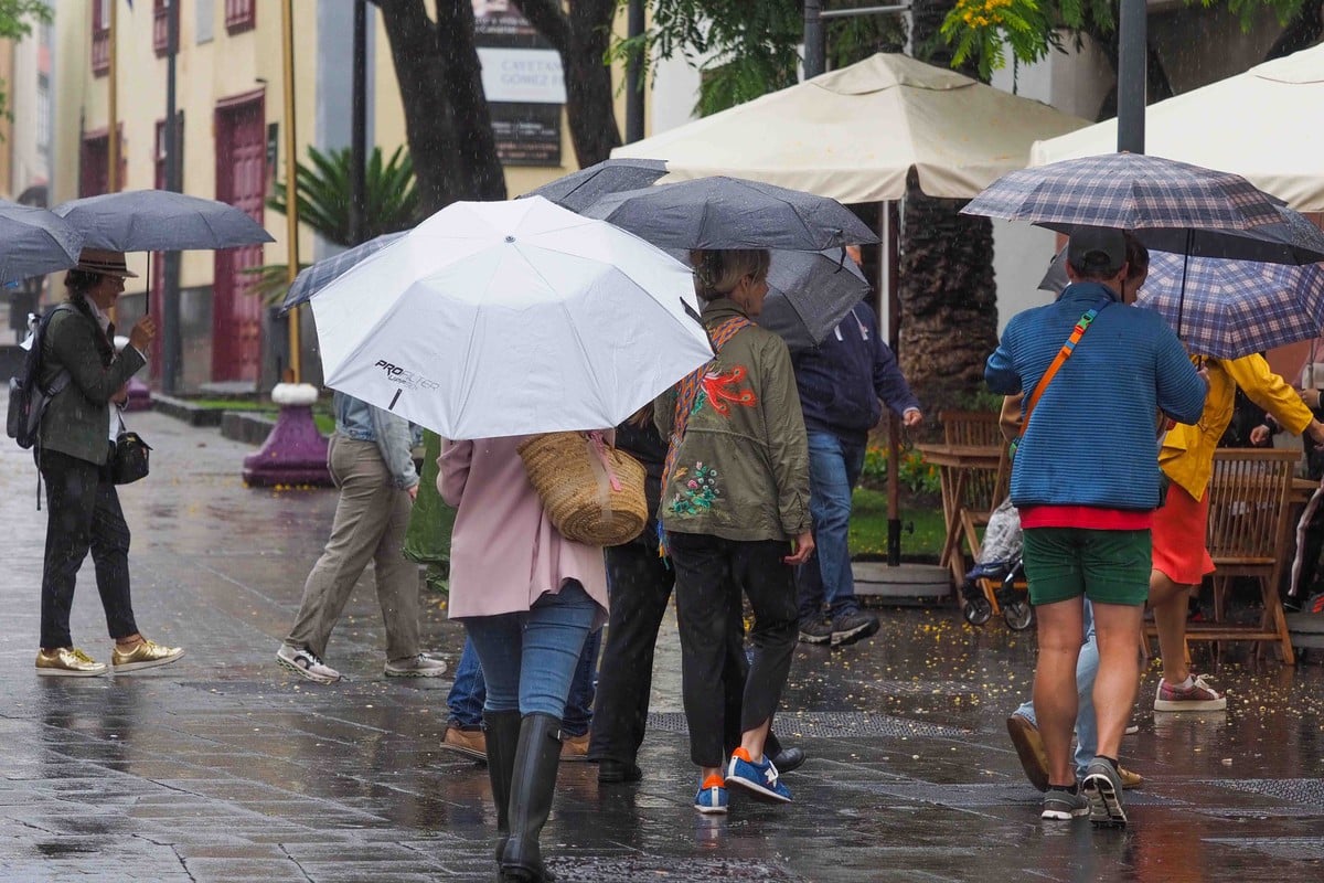 Borrasca en Canarias