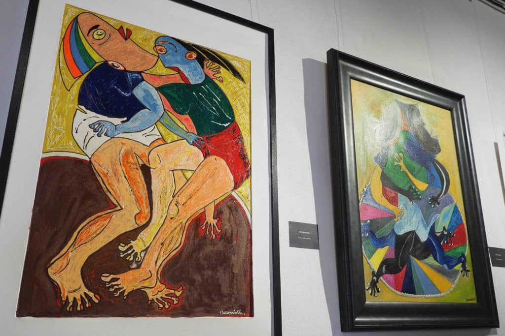 Exposición Multidisciplinar denominada Lucha Canaria: arte y querencia. Sergio Méndez