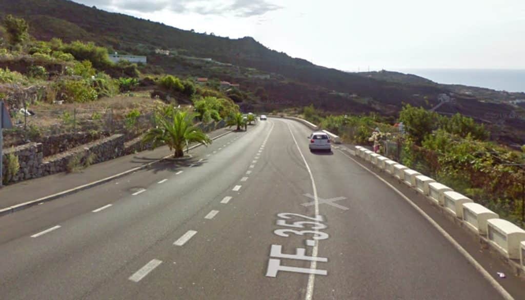 Dos heridas en un aparatoso accidente en Tenerife