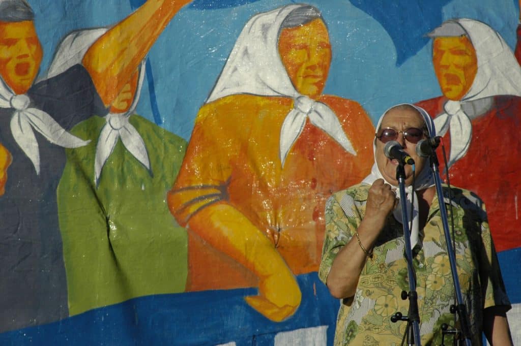 La presidenta de Madres de Plaza de Mayo, Hebe de Bonafini, en una imagen de archivo
