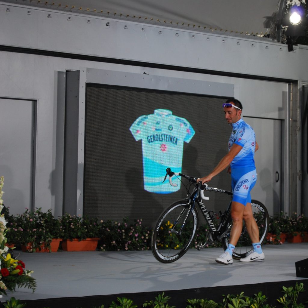 El ciclista italiano Davide Rebellin en una Vuelta a España