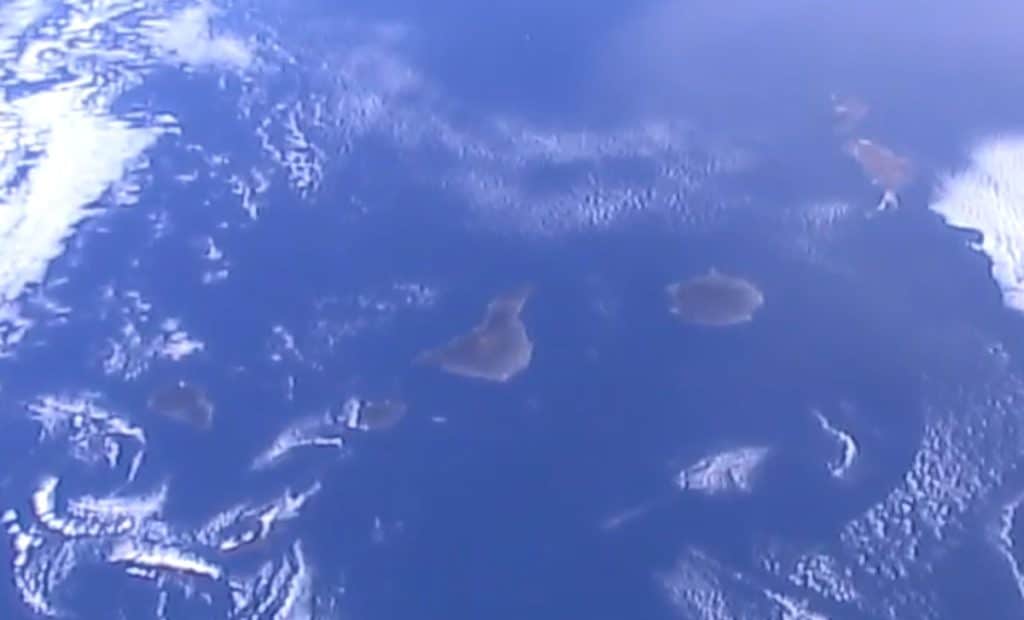 Estudian un remolino marino de grandes dimensiones al sur de Gran Canaria