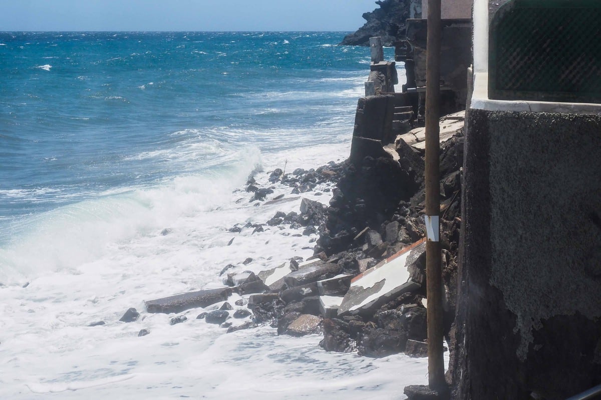 mar de fondo en Canarias