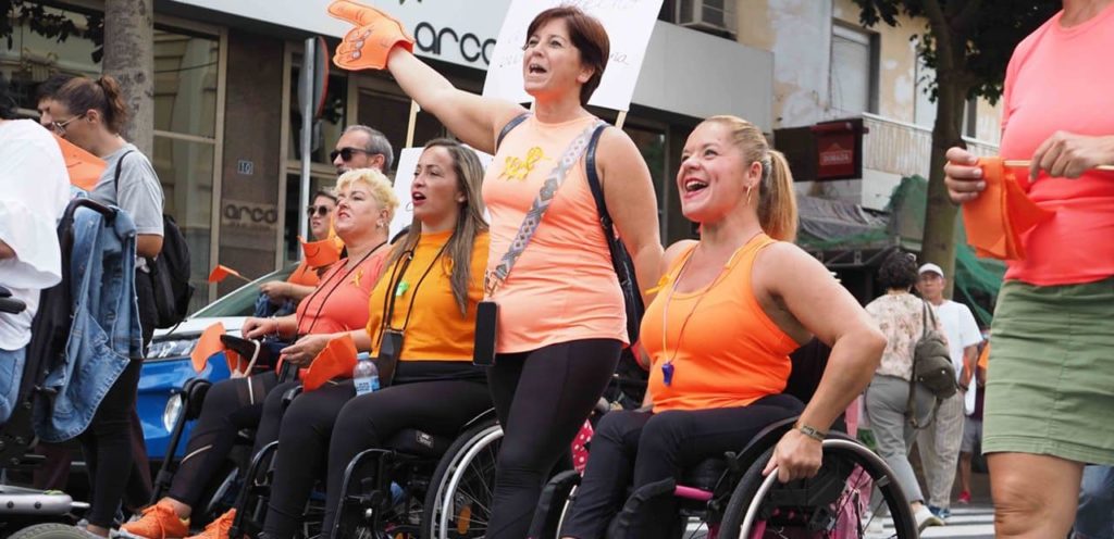 Con motivo de la celebración ayer del Día Internacional de las Personas con Discapacidad, Cermi convocó diversos actos bajo el eslogan ‘SOStén mis derechos’. Sergio Méndez