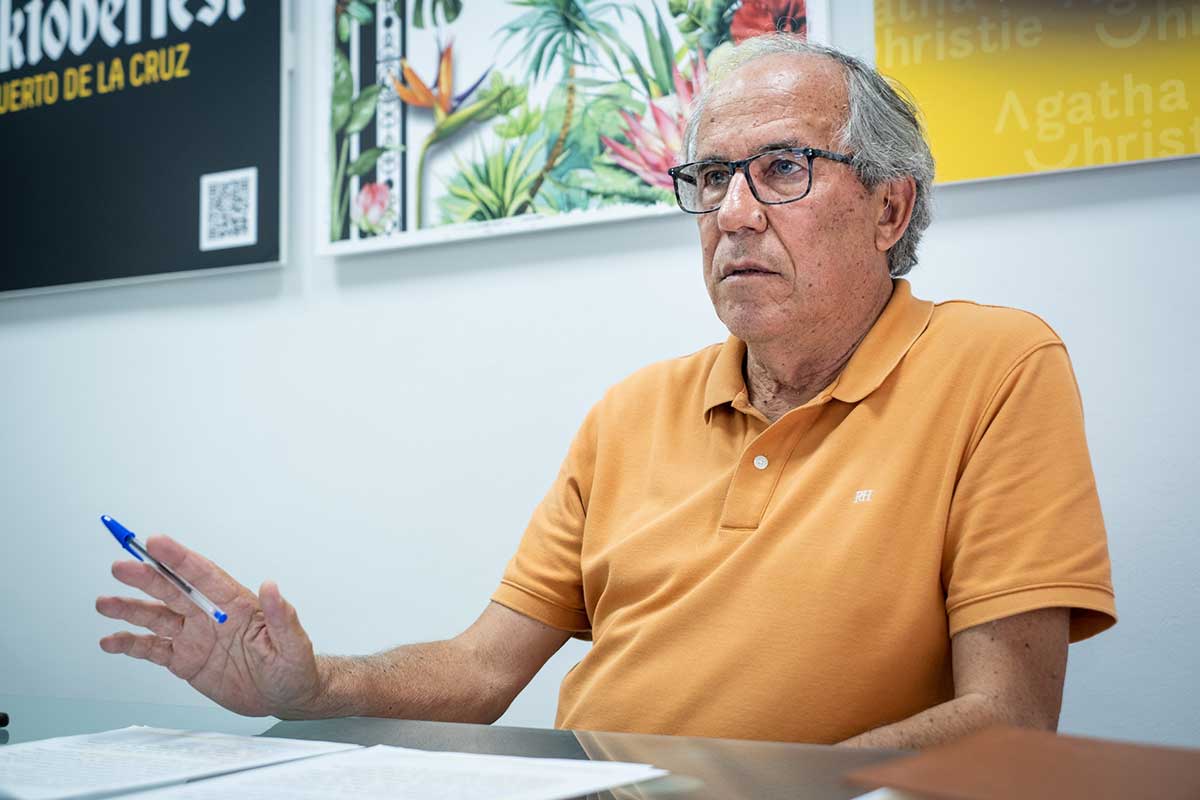 Juan José Hernández, presidente del Centro de Iniciativas Turísticas del Puerto de la Cruz