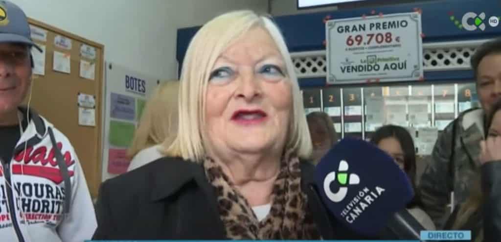 María Ángeles Brito, vecina de La Frontera, gana dos millones de euros en la Bonoloto