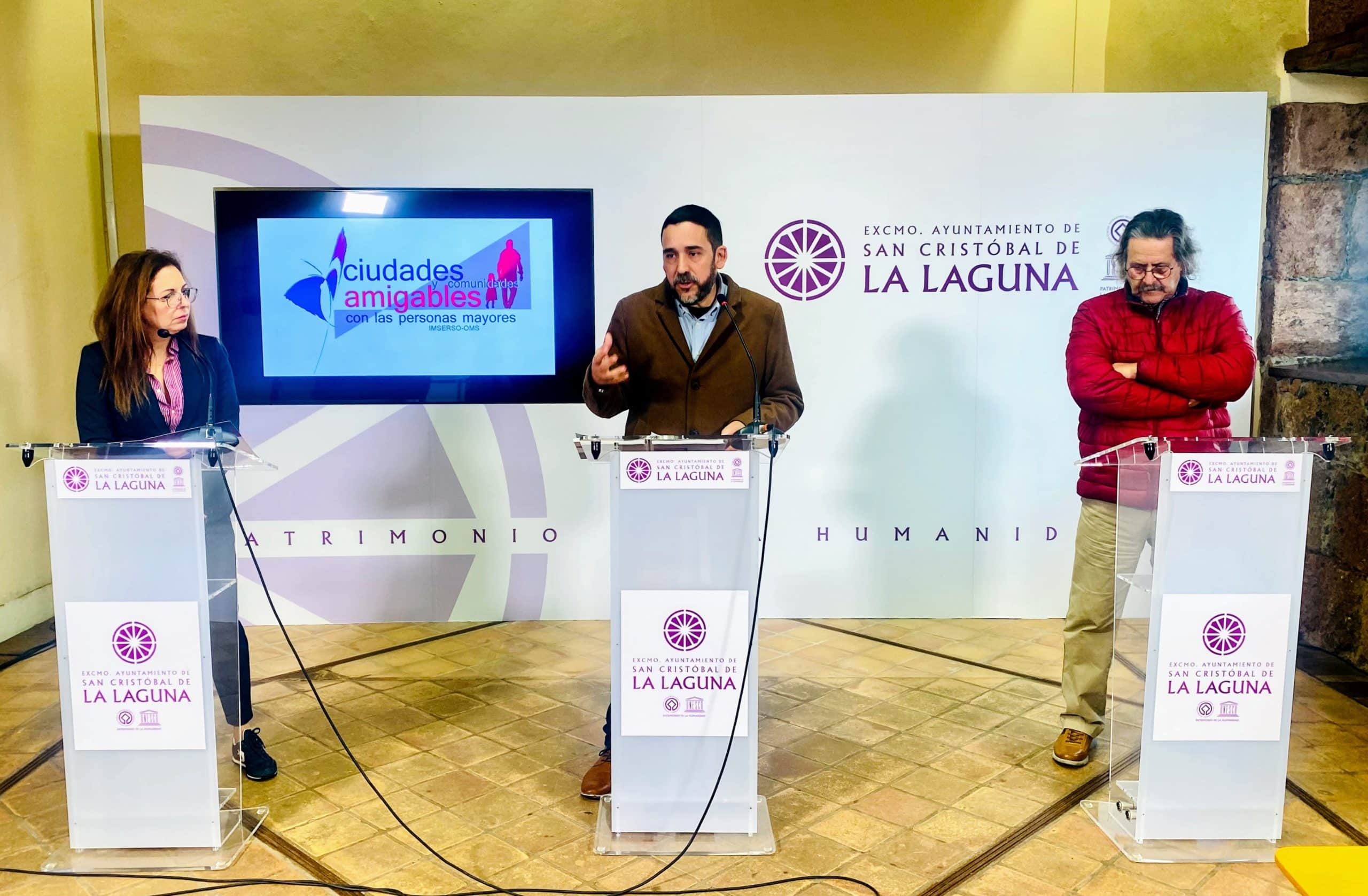 Raquel Montesdeoca, Rubens Ascanio y Roberto Álvarez , ayer. / DA