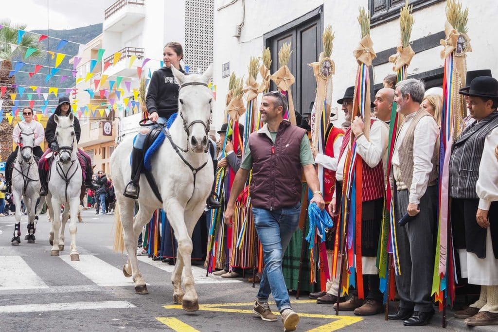 Güímar enseña su sector primario por San Antonio Abad