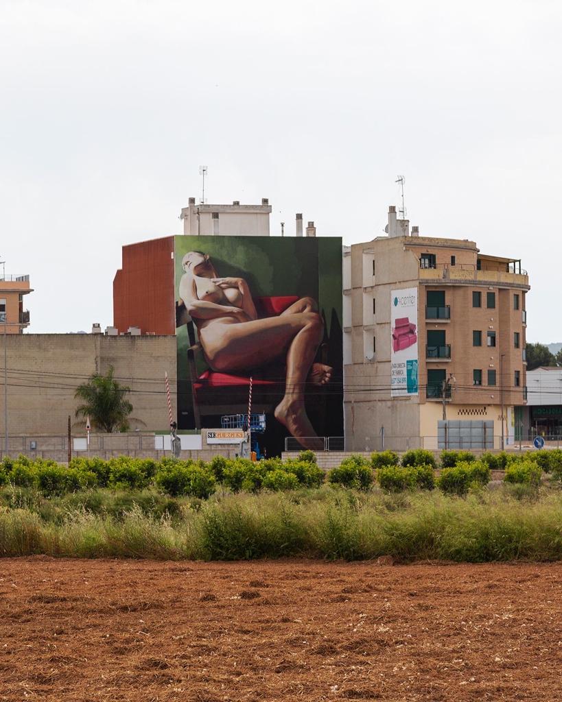 El mural de un artista canario, premiado como uno de los mejores del mundo