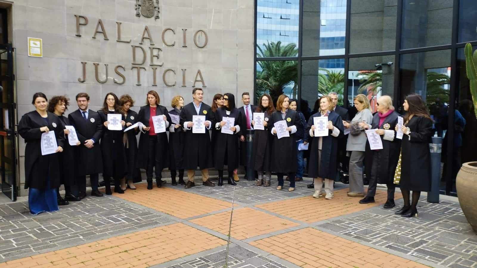 Casi el 60% de los LAJ secunda la huelga en los juzgados tinerfeños