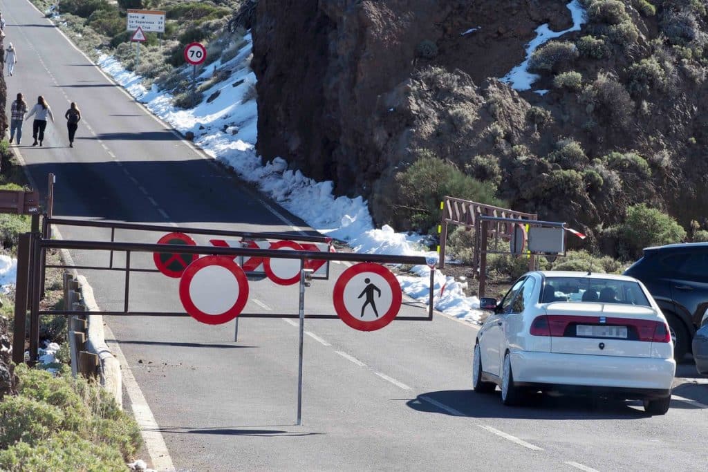 Reabren uno de los accesos al Parque Nacional del Teide