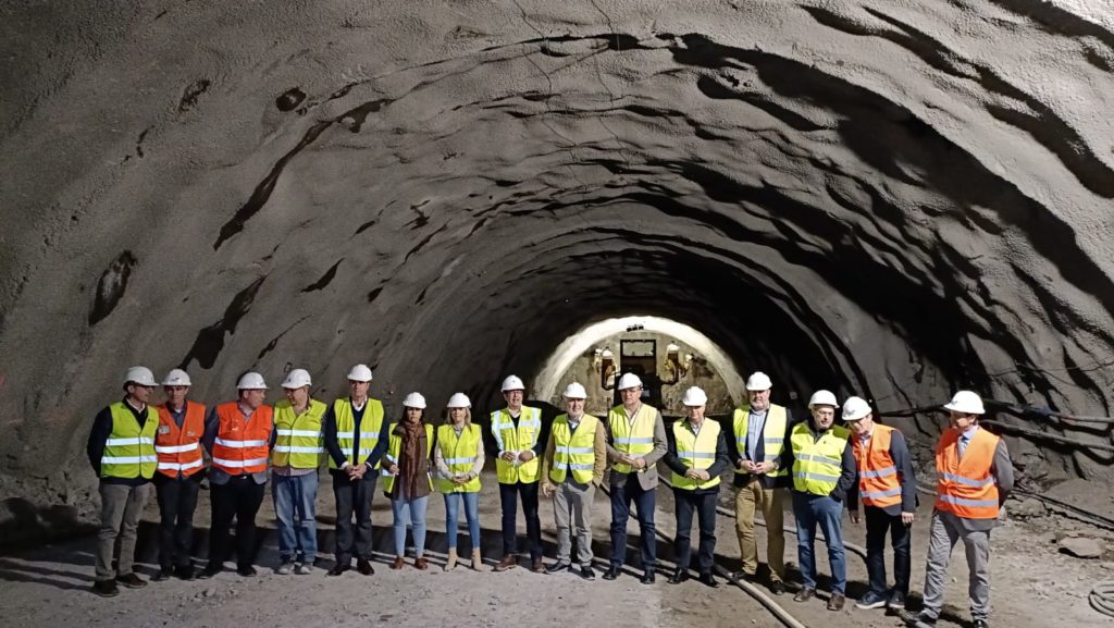 El túnel de Erjos está terminado al 80% y se abrirá en marzo de 2025