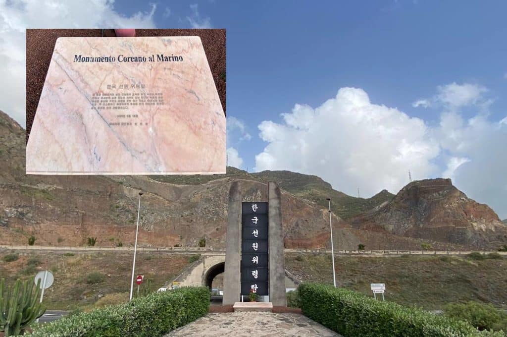 ¿Por qué hay un monumento a Corea en Tenerife?