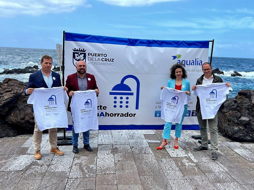 Puerto de la Cruz y Aqualia presentan la campaña de consumo responsable de agua “Soy Aguahorrador”