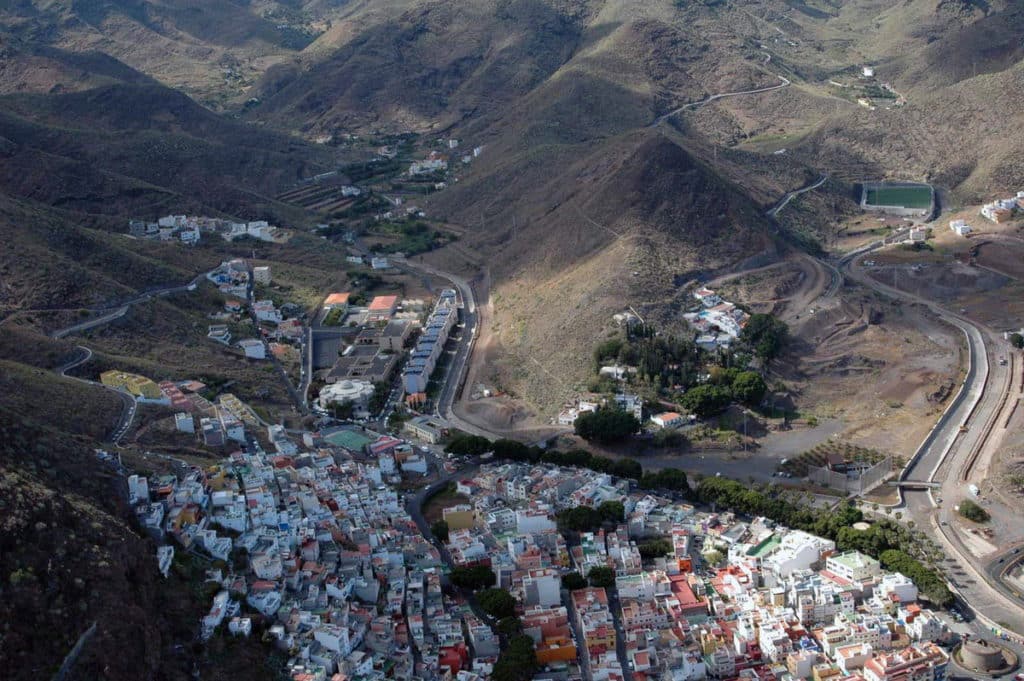 Vista aérea de San Andrés. DA