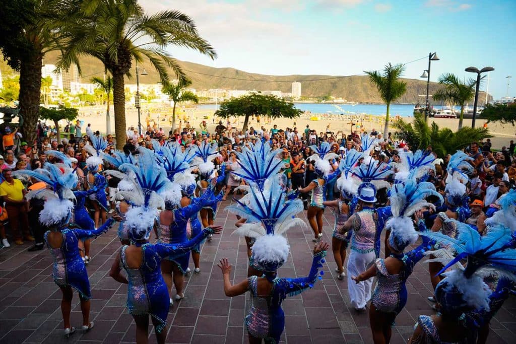 Encuentro de Murgas de Tenerife en el Carnaval de Los Cristianos 2023