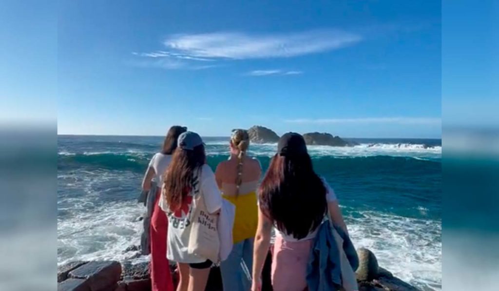 El vídeo viral en TikTok de unas peninsulares en una playa de Tenerife que no acaba bien
