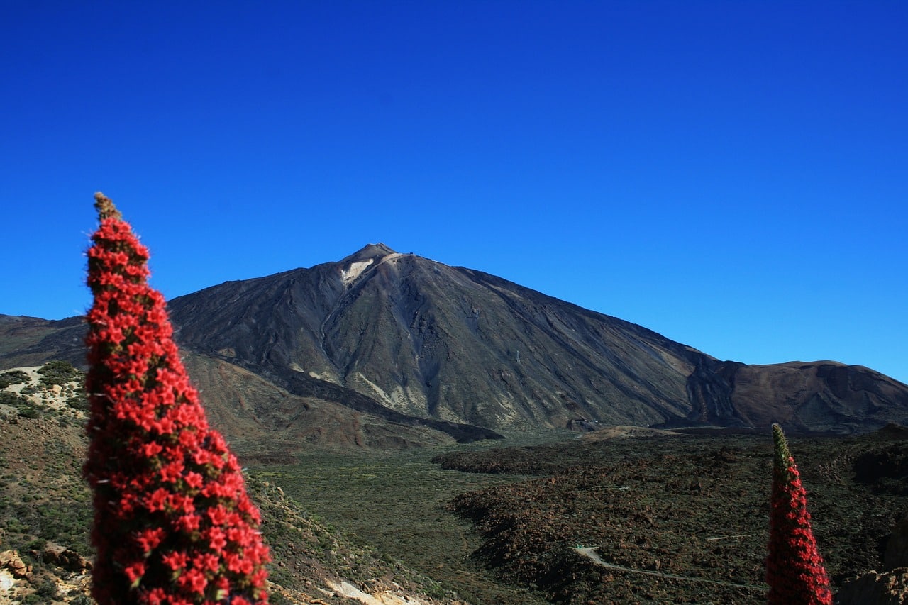 magma bajo el Teide