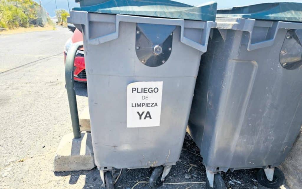 Mañana empieza la huelga del servicio de recogida de basura en Candelaria