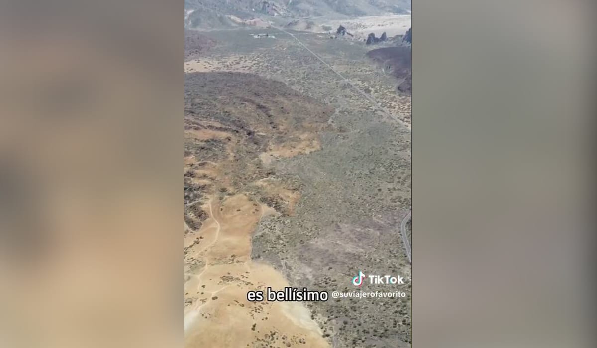 Un conocido tiktoker vuela ilegalmente un dron en el Parque Nacional del Teide: "No me iba a quedar con las ganas"