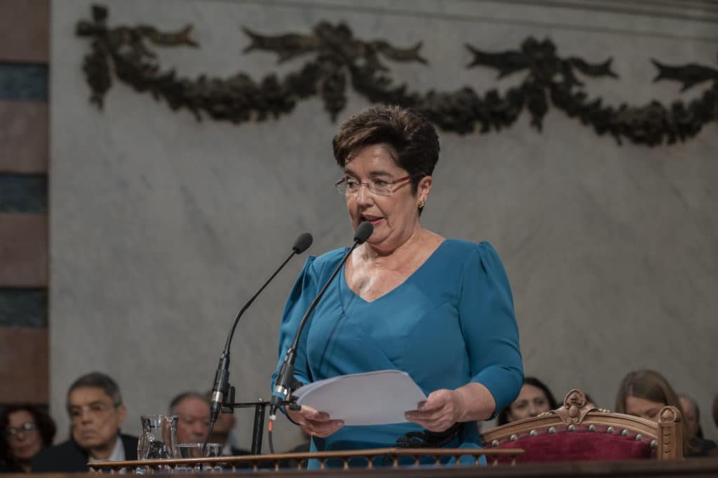 Dolores Corbella: "El océano no es una barrera, es un puente, para el panhispanismo de todos los canarios"
