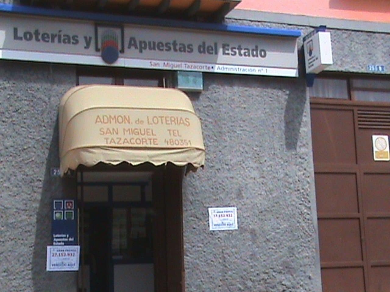 Nuevo gran premio de la Bonoloto en Canarias