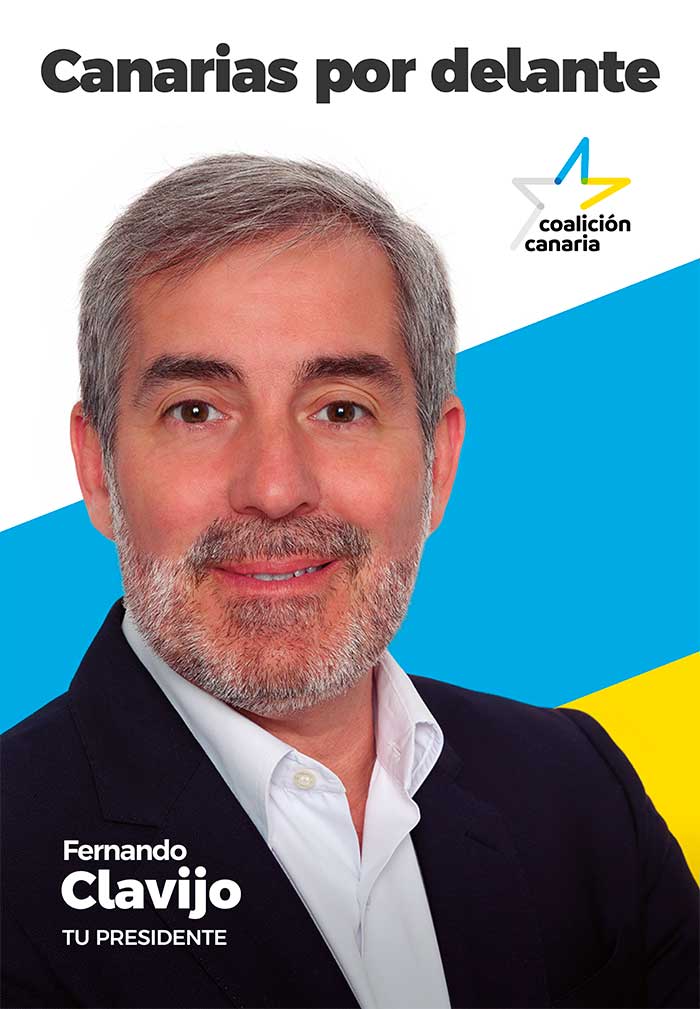 Cartel Fernando Clavijo