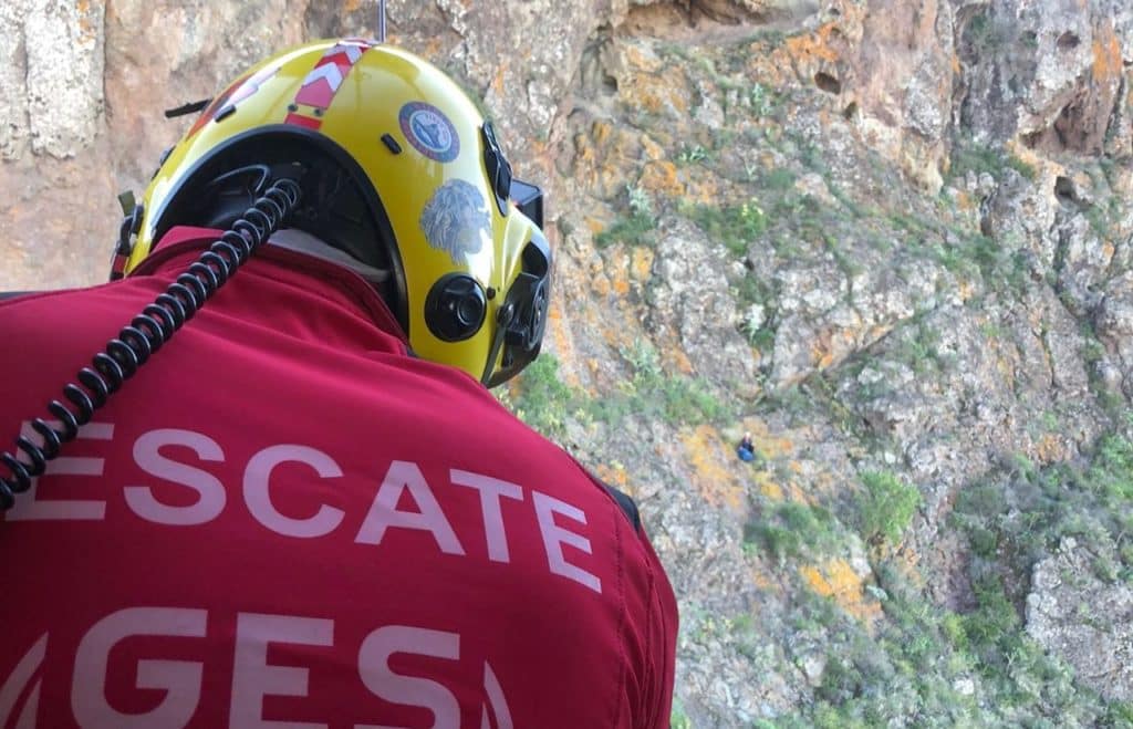 Herido grave un escalador en Arico