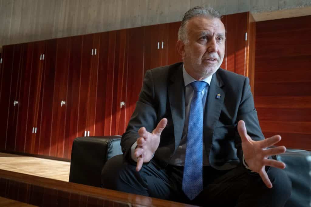 Ángel Víctor Torres, presidente del Gobierno de Canarias y candidato del PSC en las próximas elecciones autonómicas del 28 de mayo.