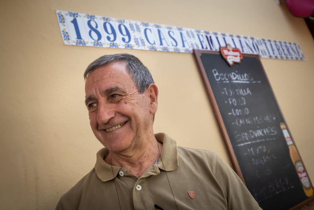 Chucho González Domínguez, propietario del establecimiento. 