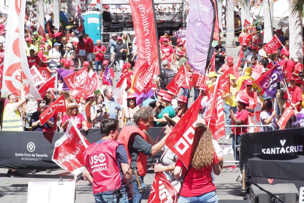 Canarias celebra el Primero de Mayo reclamando subidas salariales