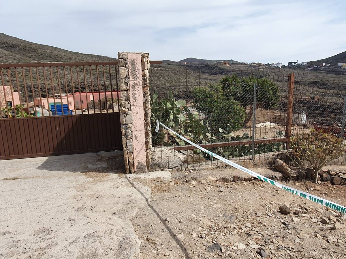 Finca del parricidio en Tenerife