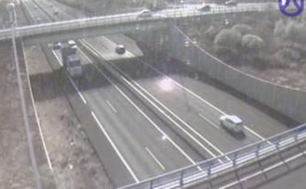 Imagen de recurso del tráfico en la TF-1 a la altura de San Isidro