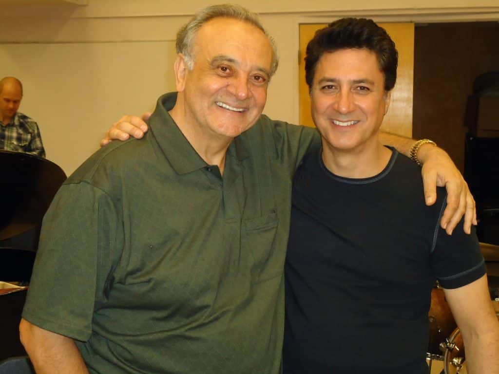 Los compositores Angelo Baladamenti y Joseph LoDuca.
