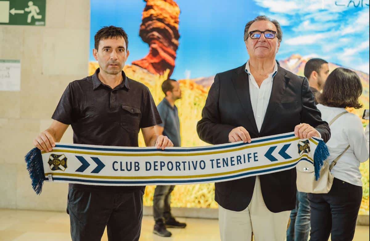 Asier Garitano ya está en Tenerife y será presentado este lunes