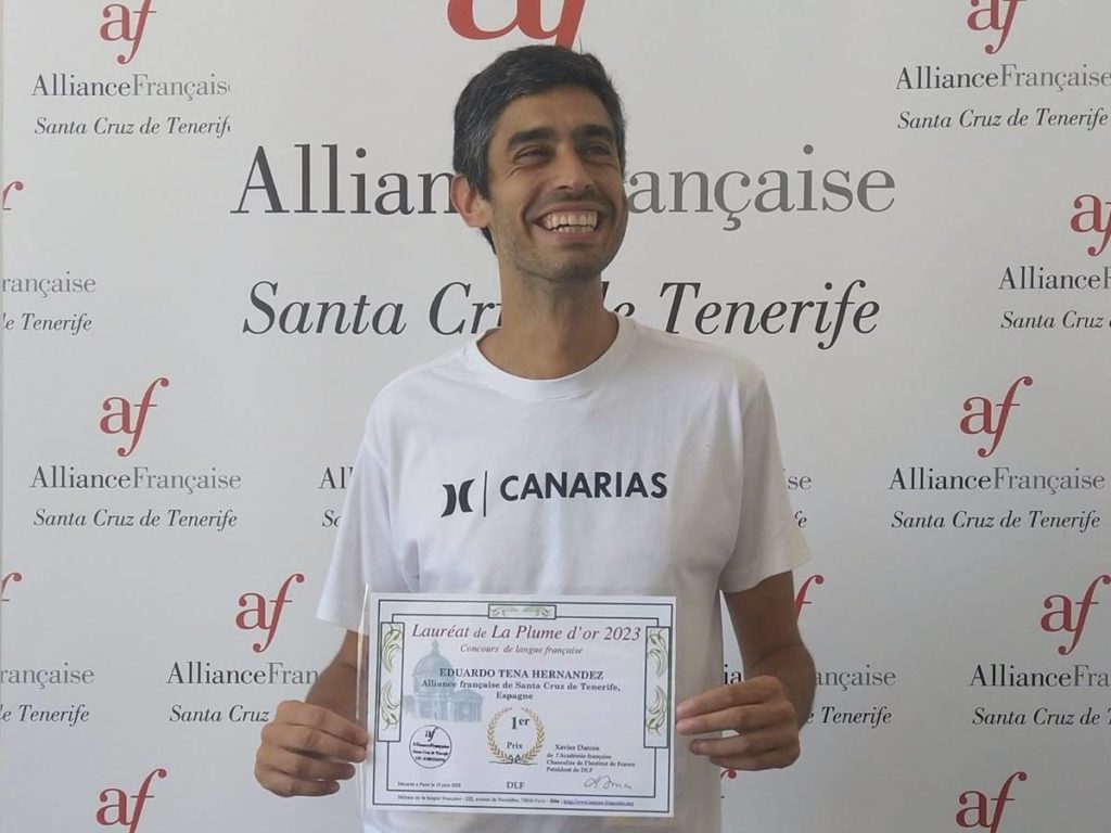 Un estudiante de Tenerife gana La Plume d'or 2023