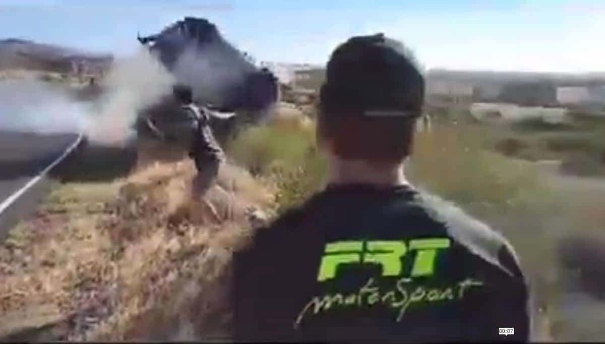 Impactante accidente en el Rally Villa de Granadilla